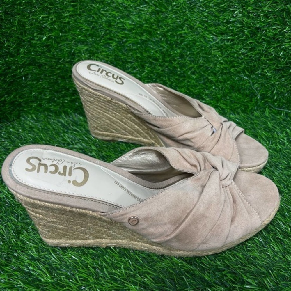 CIRCUS by Sam Edelman Bea Wedge Espadrille‎ Women's Sandals- Size 10